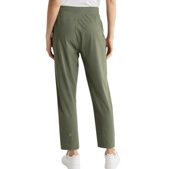 Sweaty Betty Women's Ivy Green Tie Waist Explorer Jogger Loose Fit Pants Size S - Picture 2 of 10